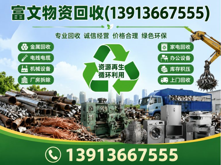 浦东新区废旧物资回收展示图